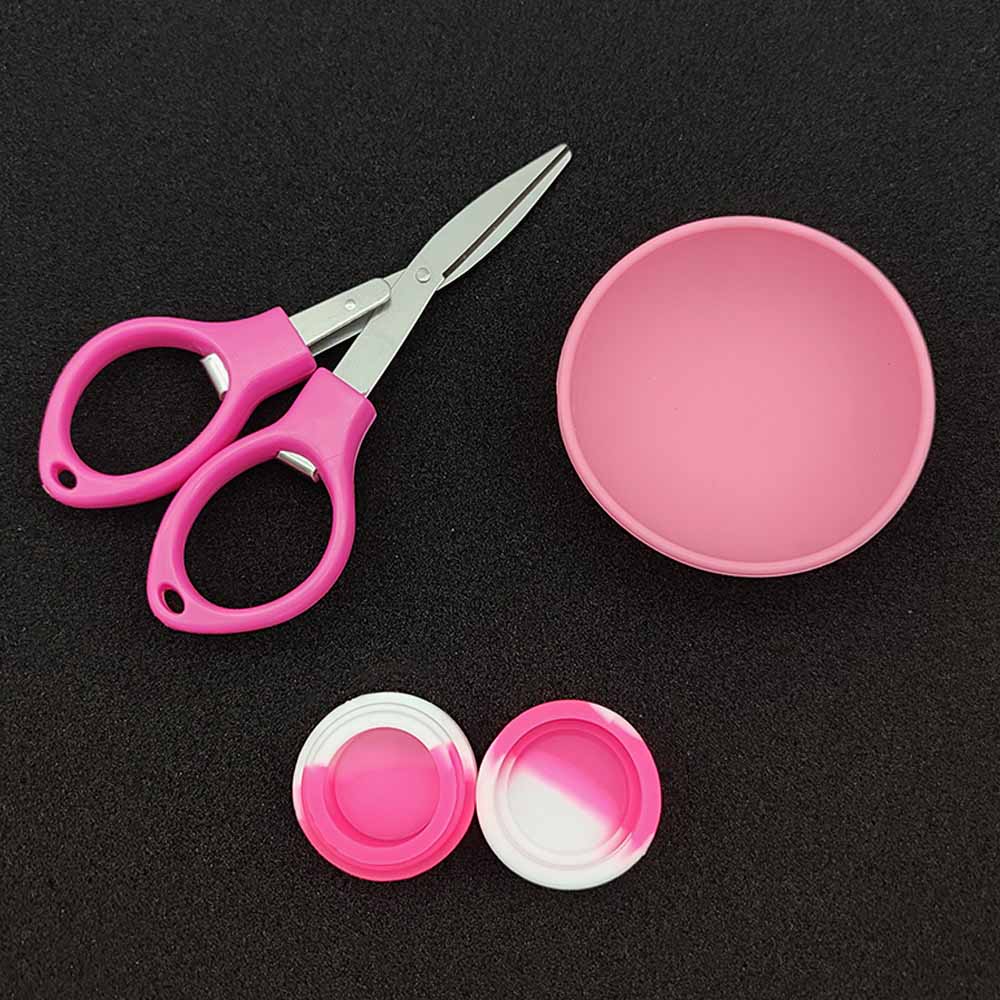 Food Storage Ziploc Bags - 1Set Pink Smoking Kit With Silicone