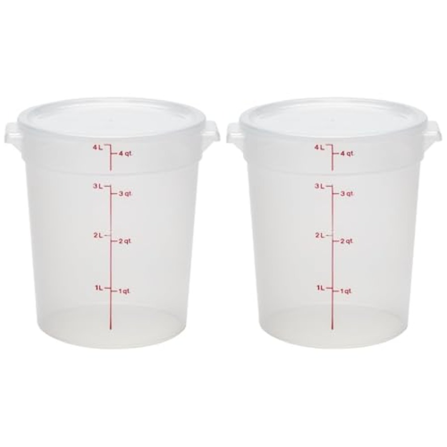 Food Storage 4 Quart - Food Storage Containers with Lids BPA-Free
