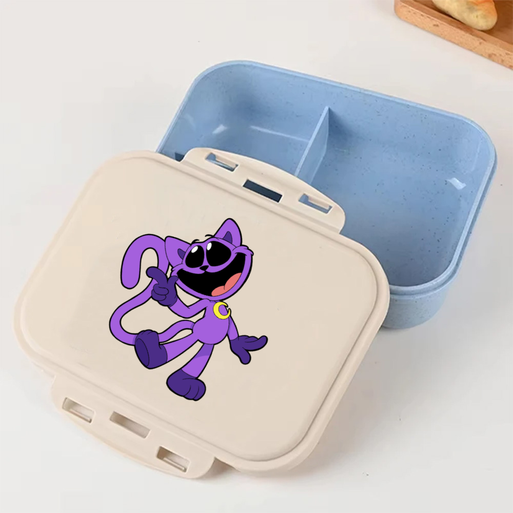 Food Storage Box Large - Cartoon Poppy Playtime Blue Lunch Box