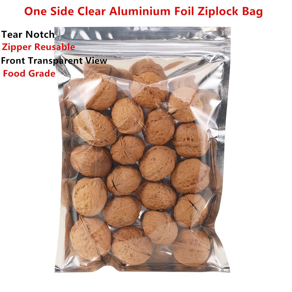100pcs One Side Transparent Al – Food Storage Ziploc Bags Bewertung und Preis