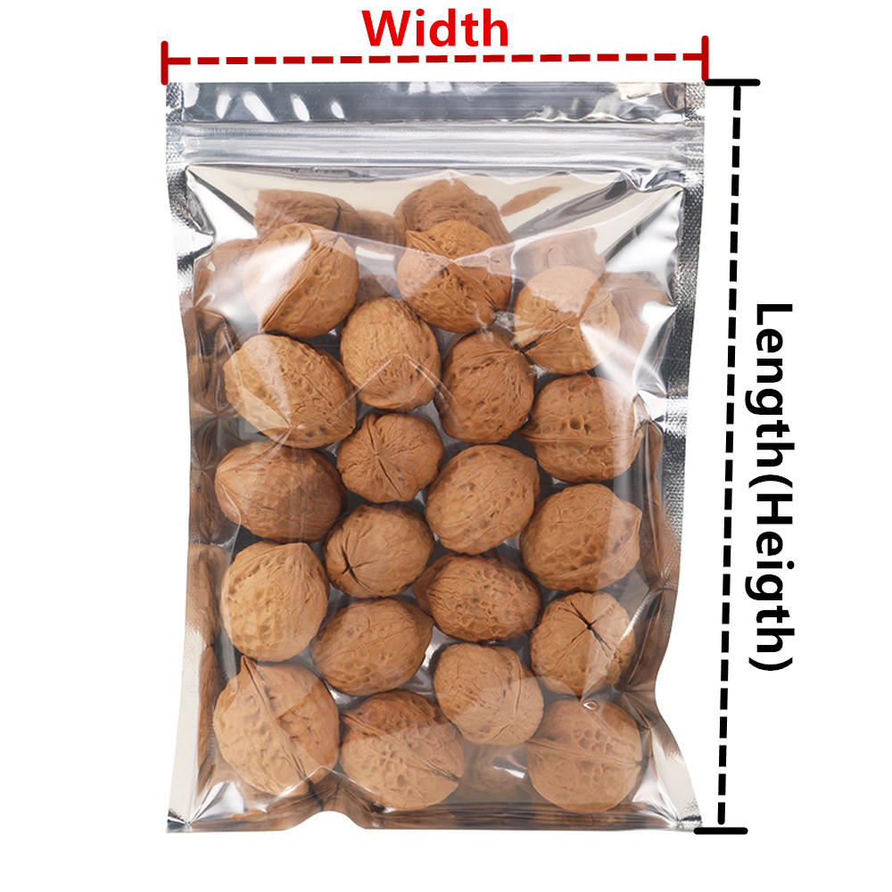 100pcs One Side Transparent Al – Food Storage Ziploc Bags Bewertung und Preis