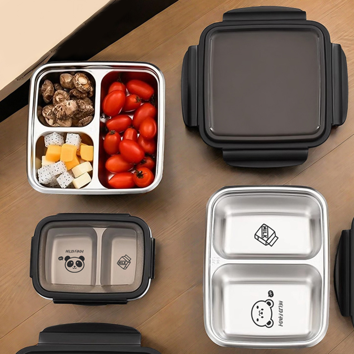 WORTHBUY 2/3 Grids 304 Stainle – Food Storage Box Large Bewertung und Preis