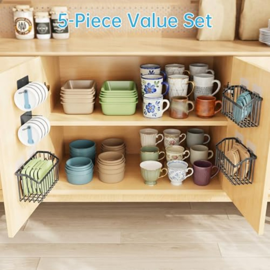 5PCS Cabinet Door Lid Organize – Food Storage Containers Tupperware Bewertung und Preis