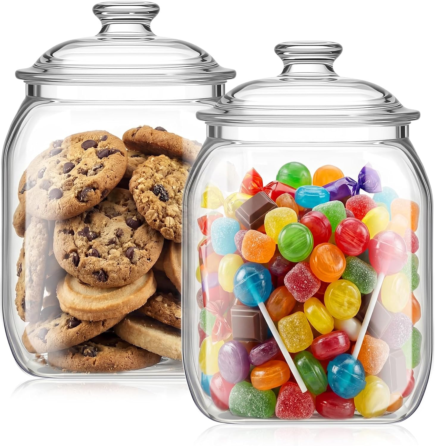2 Pack Acrylic Cookie Candy Ja – Food Storage Glass Jar Bewertung und Preis