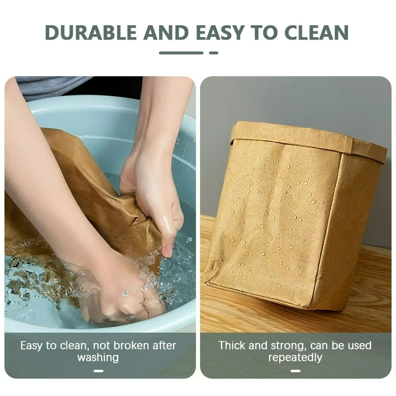 Kraft Paper Bag Washable Paper – Food Storage Reusable Bags Bewertung und Preis