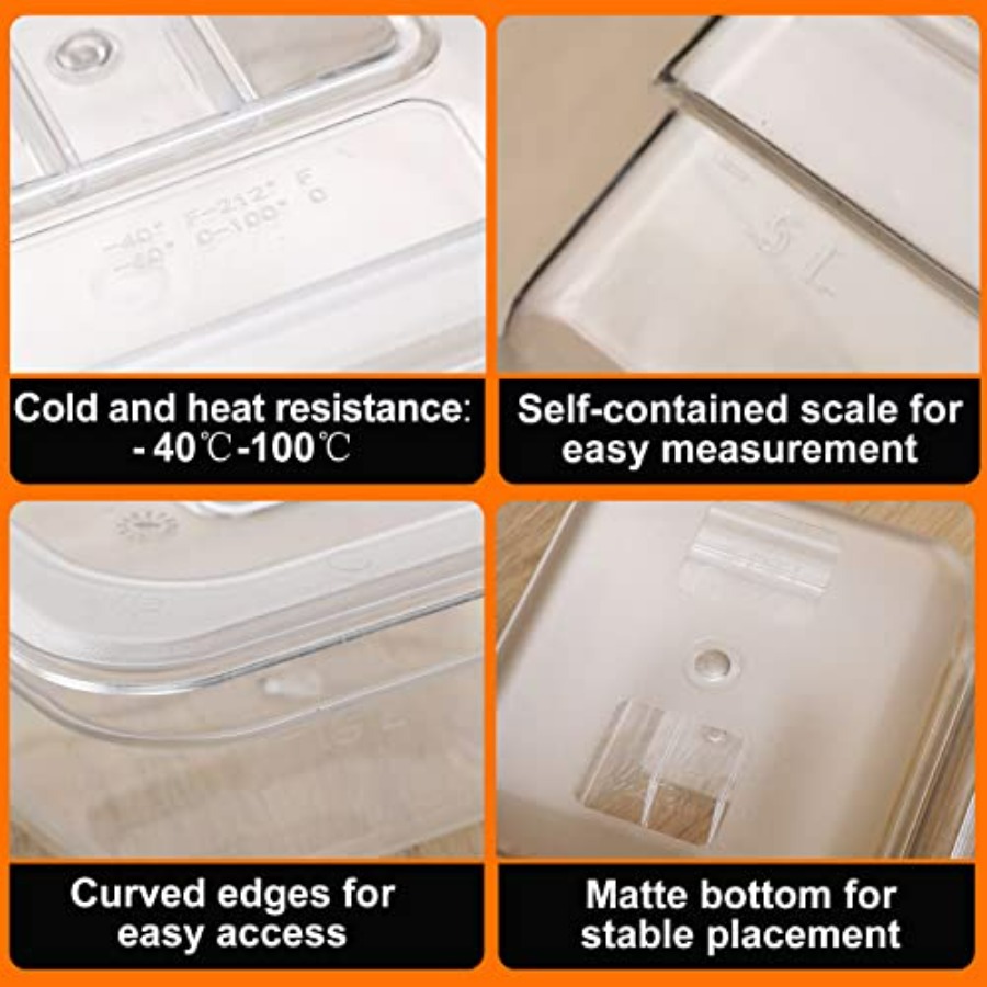 8 Pcs 1/6 Size, 2.6 Inch Deep  – Food Storage In Restaurant Bewertung und Preis
