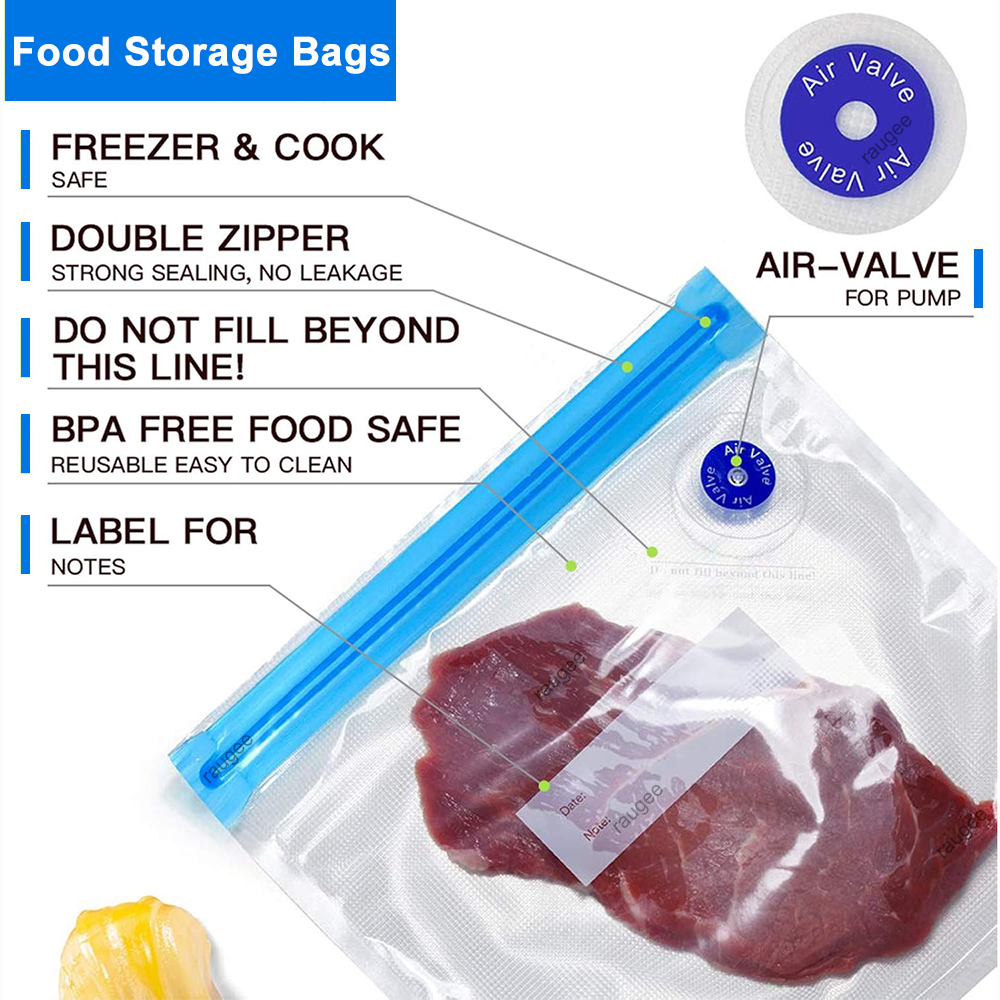 Vacuum Bags Reusable Food Vacu – Food Storage Roll Bags Bewertung und Preis