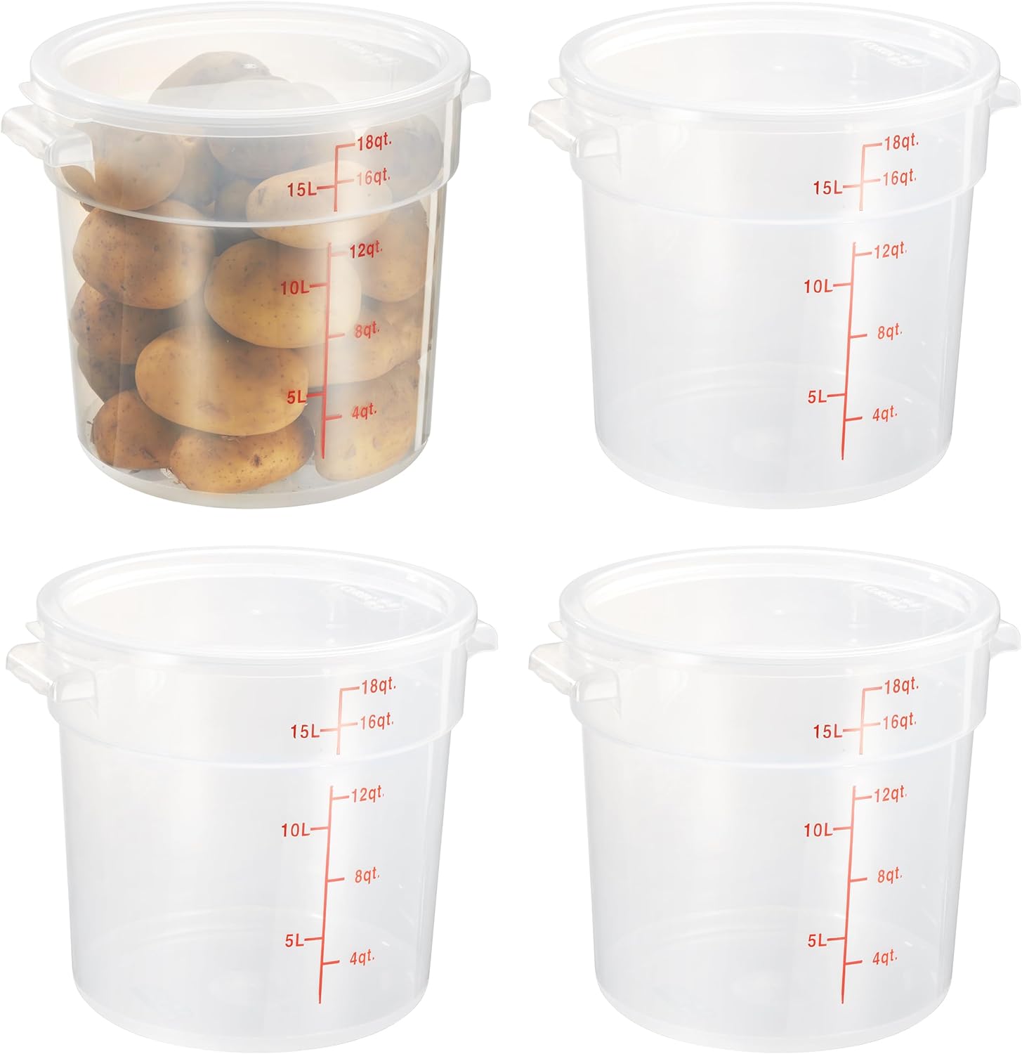 18 Quart Round Food Storage Co – Food Storage 4 Quart Bewertung und Preis