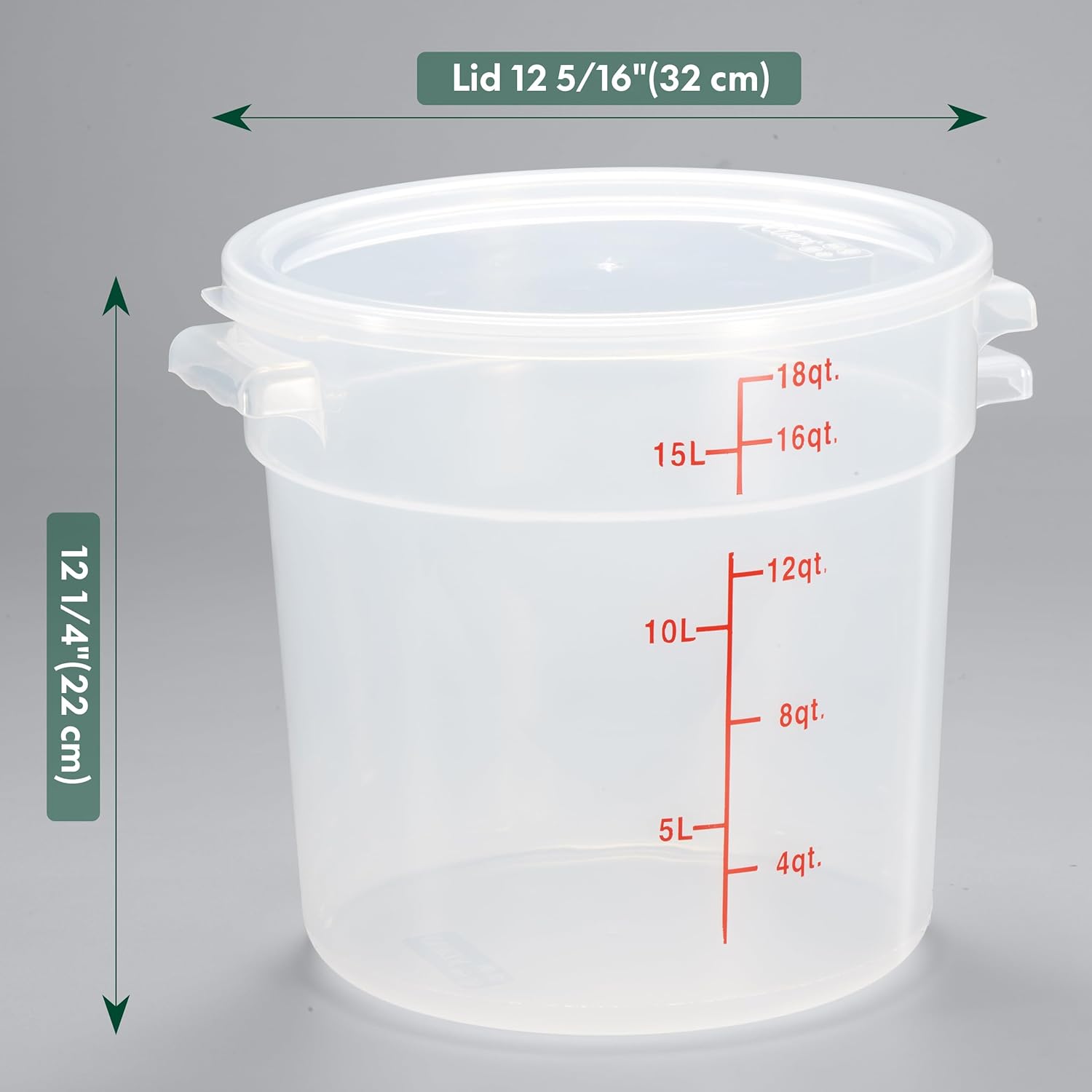 18 Quart Round Food Storage Co – Food Storage 4 Quart Bewertung und Preis