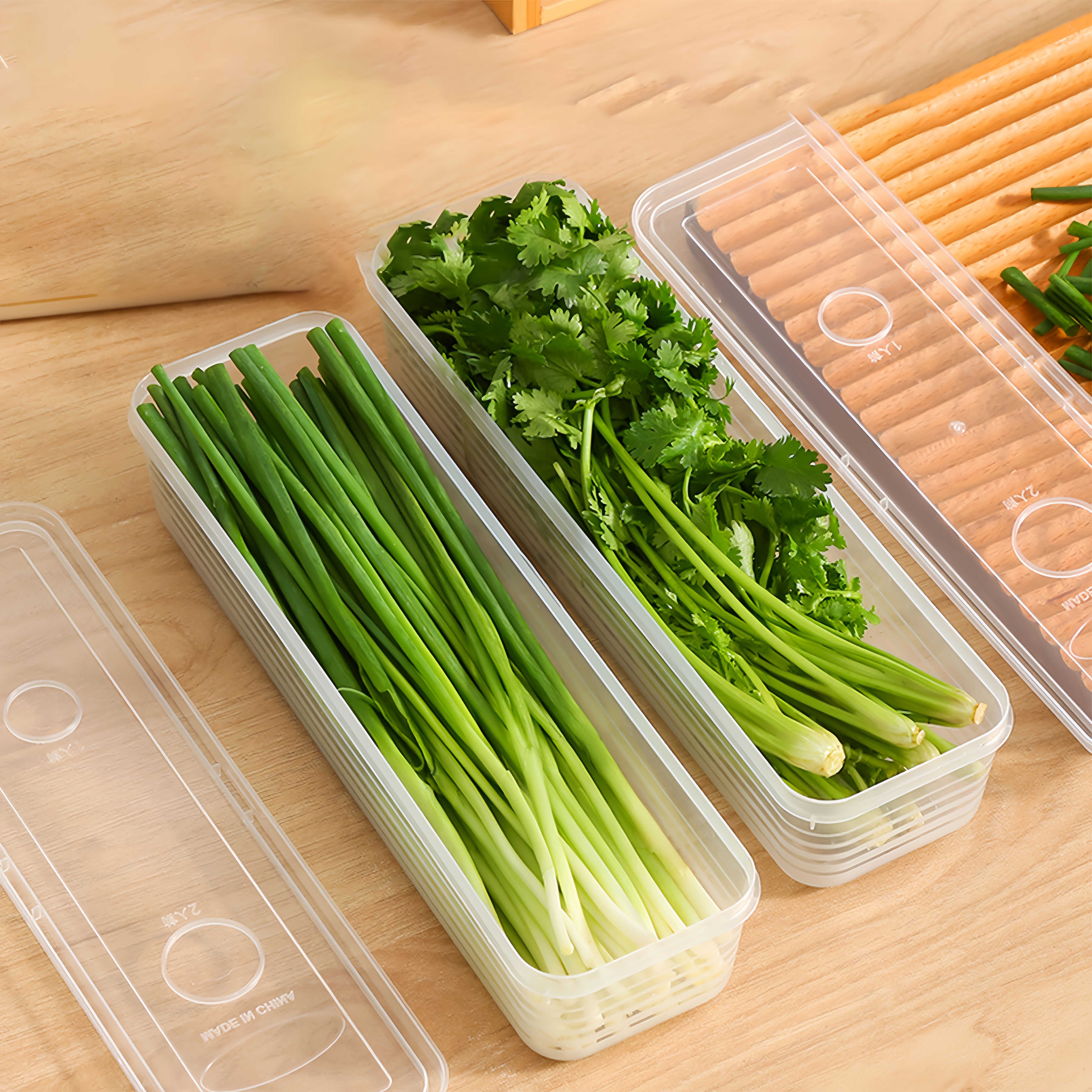2/4/6pcs Food Vegetable Storag – Food Storage Cabinet For Kitchen Bewertung und Preis