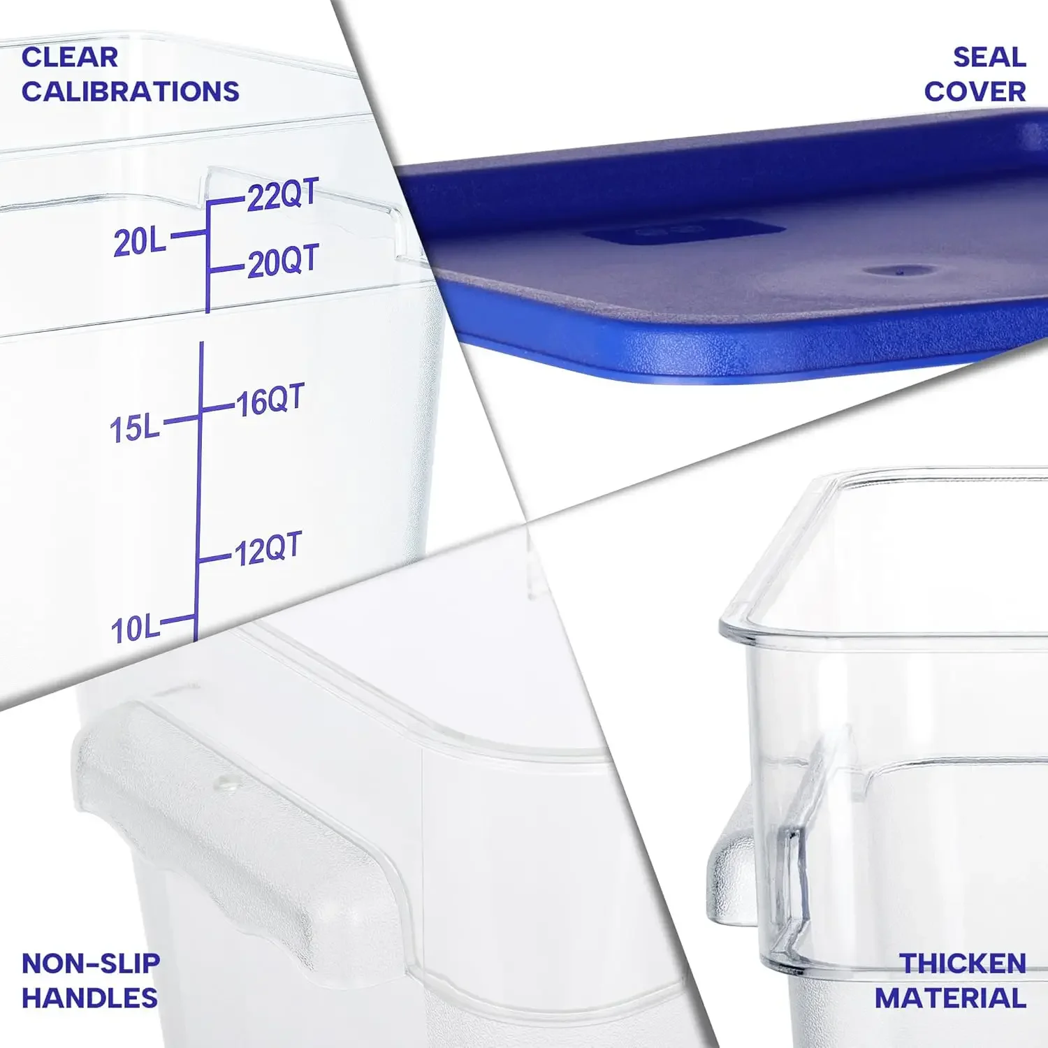 4 Pack Food Storage Containers – Food Storage 4 Quart Bewertung und Preis