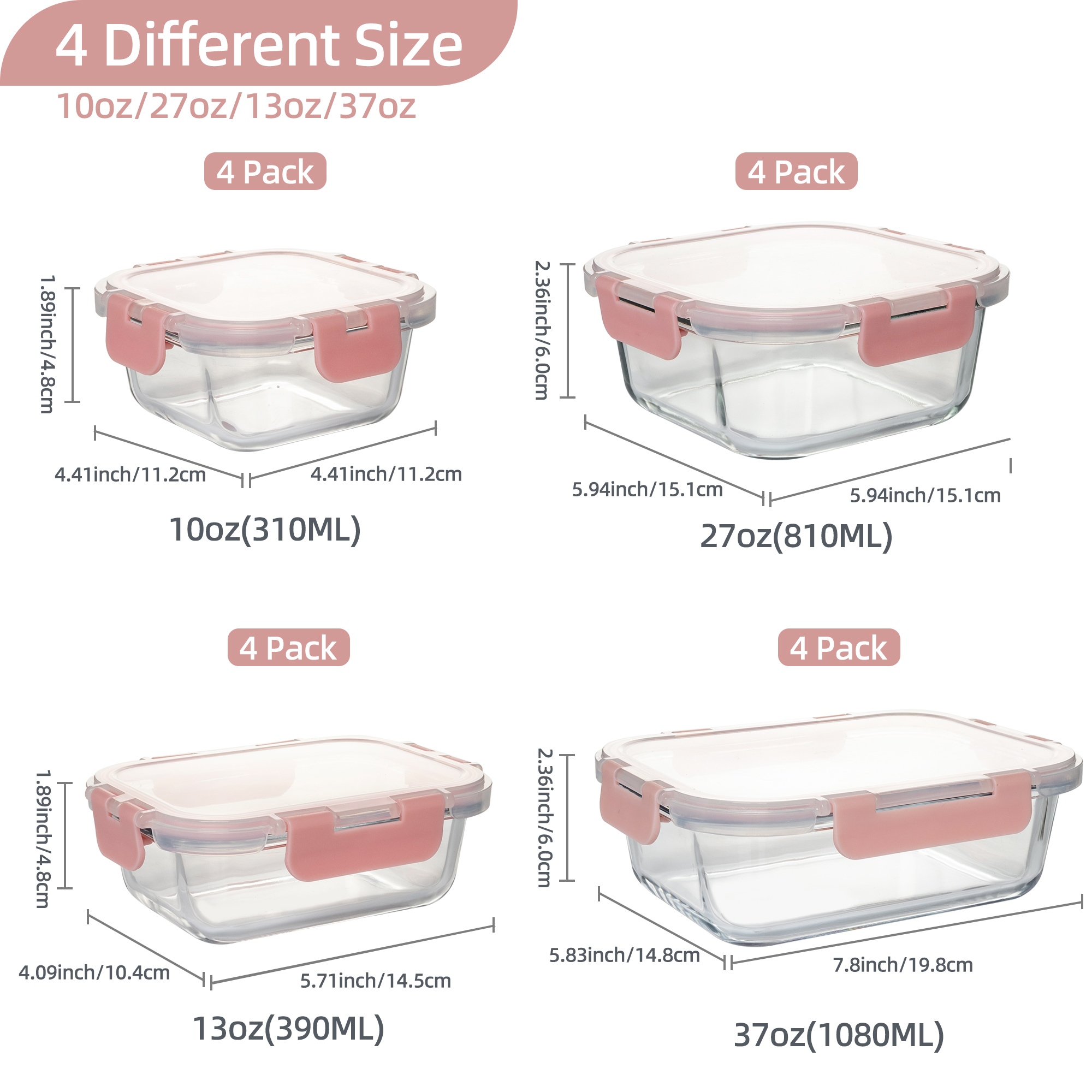 16-Piece Glass Food Storage Co – Food Storage Ideas Bewertung und Preis