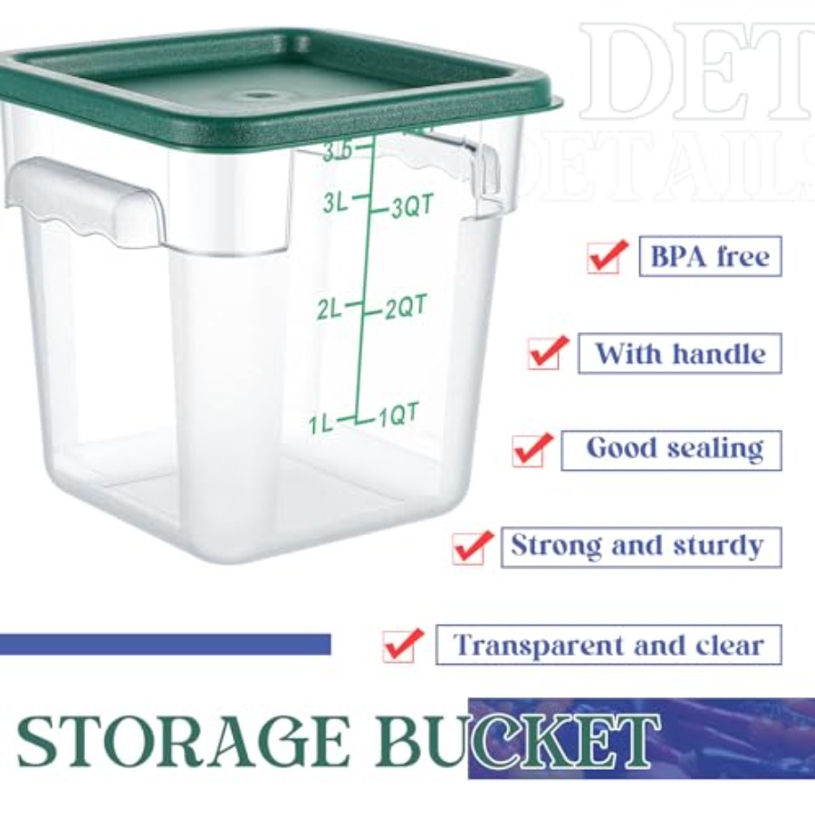 8 Set Square Food Storage Cont – Food Storage 4 Quart Bewertung und Preis