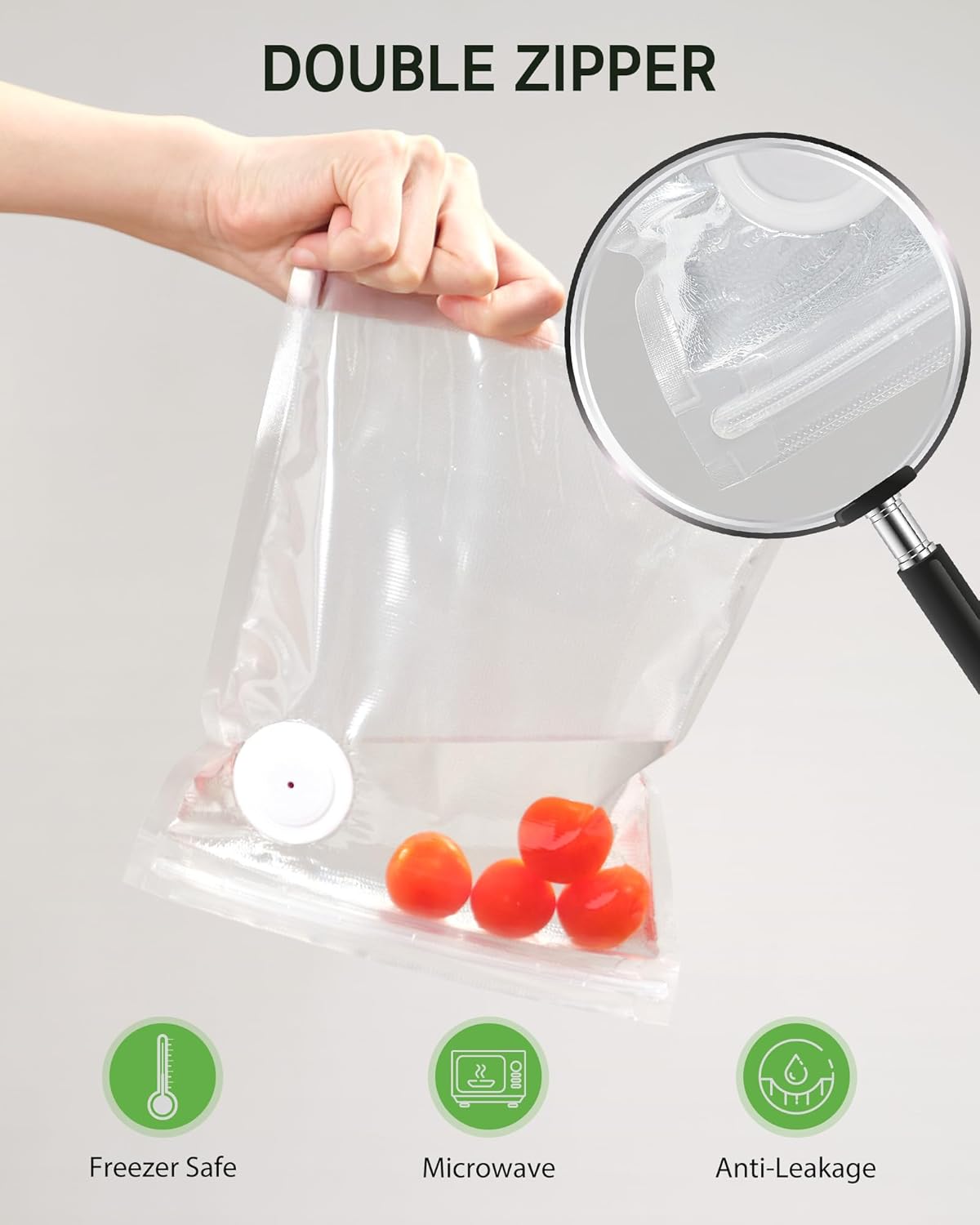 40 Pcs Vacuum Sealer Bags Reus – Food Storage Zipper Bags Bewertung und Preis