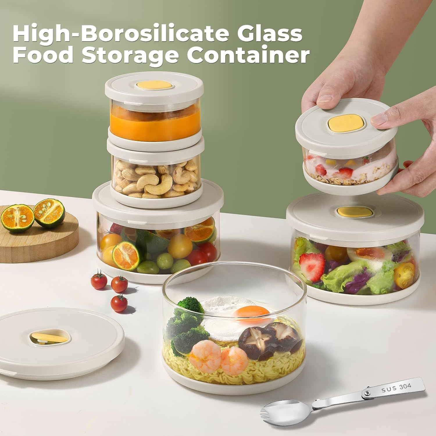 Glass Tupperware Set Airtight  – Food Storage Containers Tupperware Bewertung und Preis