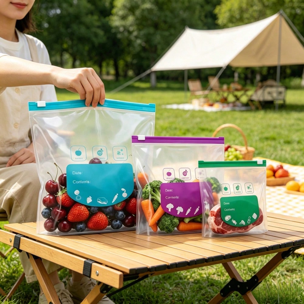 3 Color Zipper Food Storage Ba – Food Storage Zipper Bags Bewertung und Preis