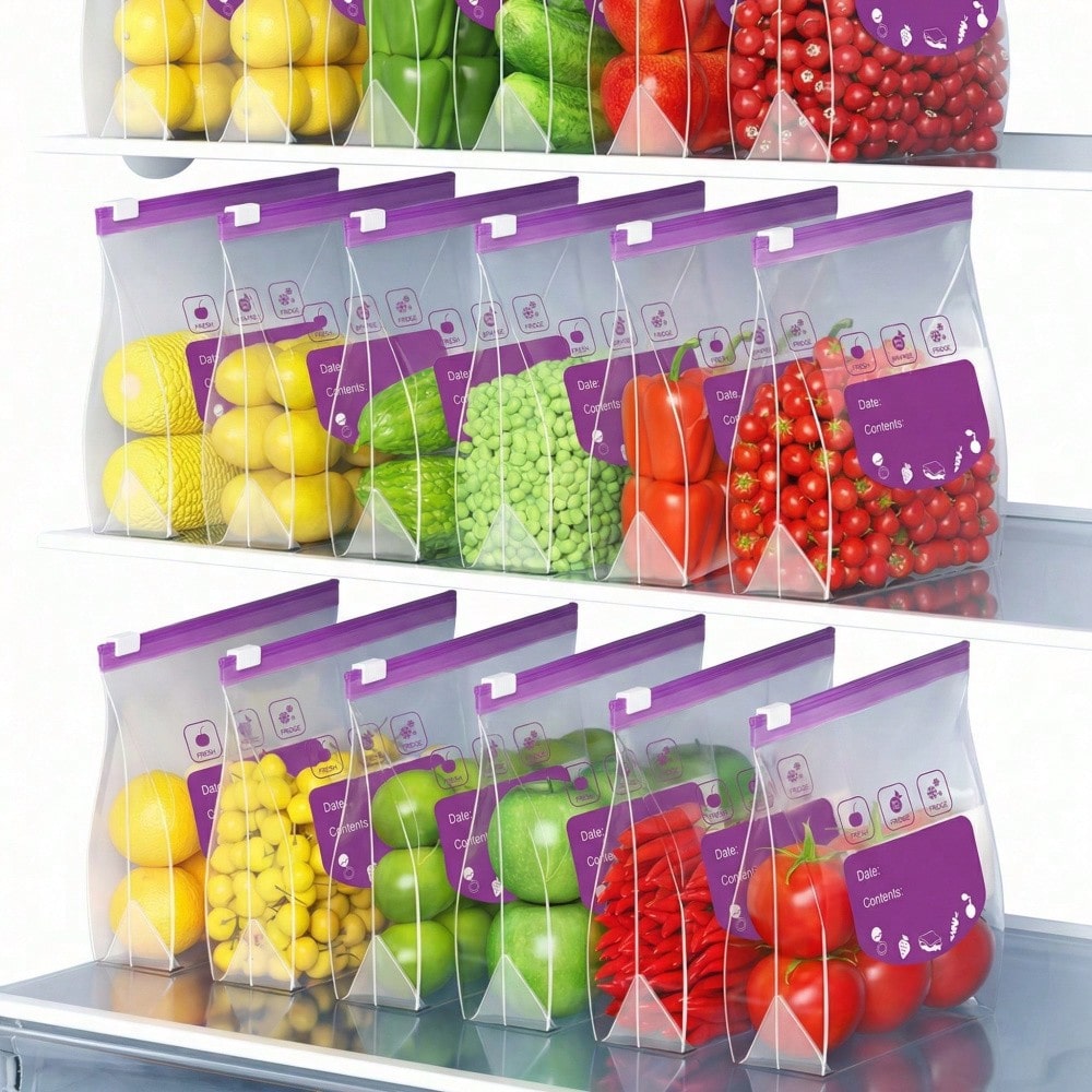 3 Color Zipper Food Storage Ba – Food Storage Zipper Bags Bewertung und Preis