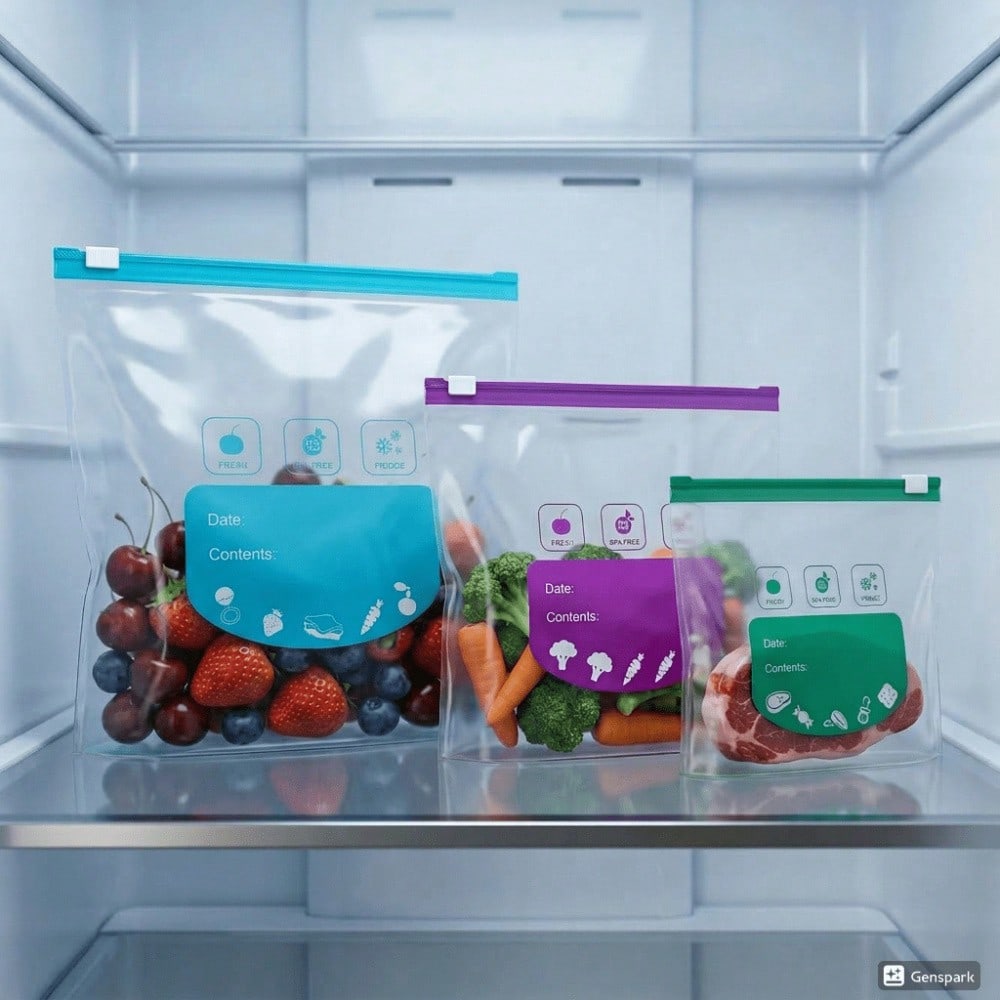3 Color Zipper Food Storage Ba – Food Storage Zipper Bags Bewertung und Preis