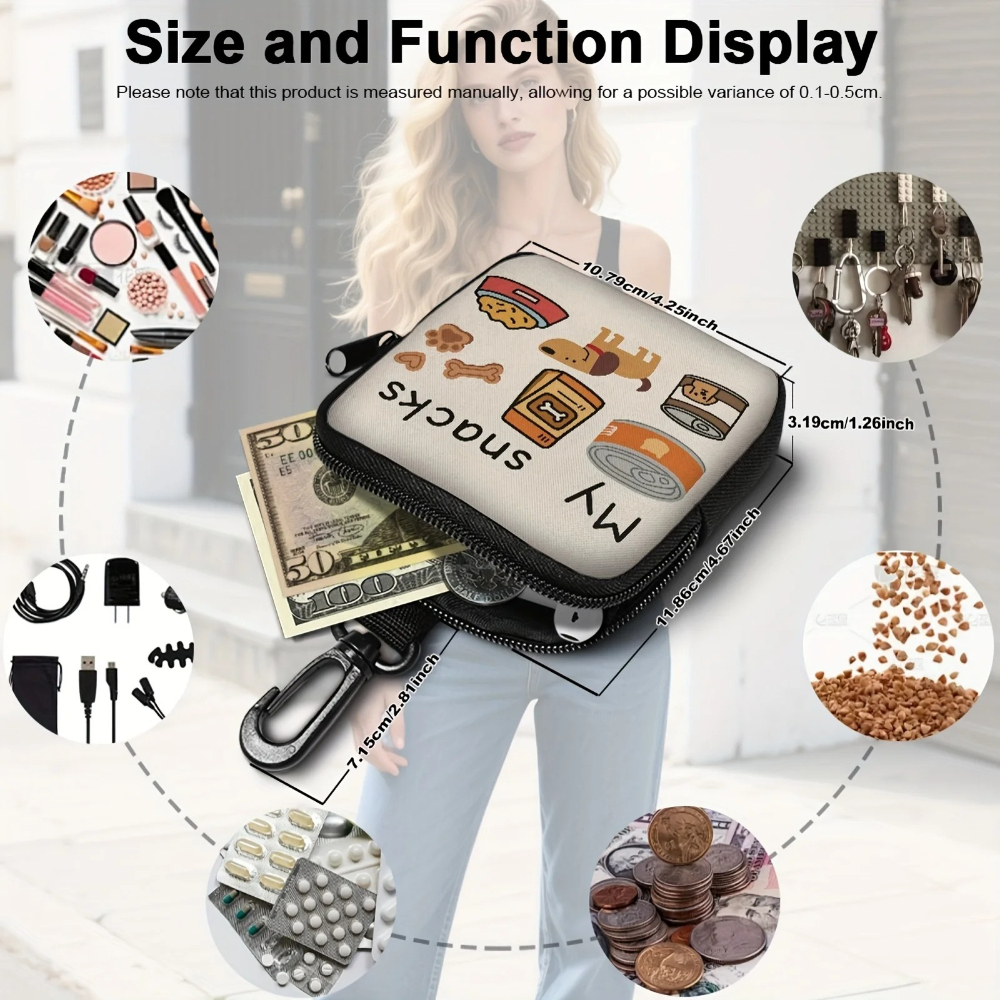Cute Dog Print Pet Treat Bag W – Food Storage Zipper Bags Bewertung und Preis