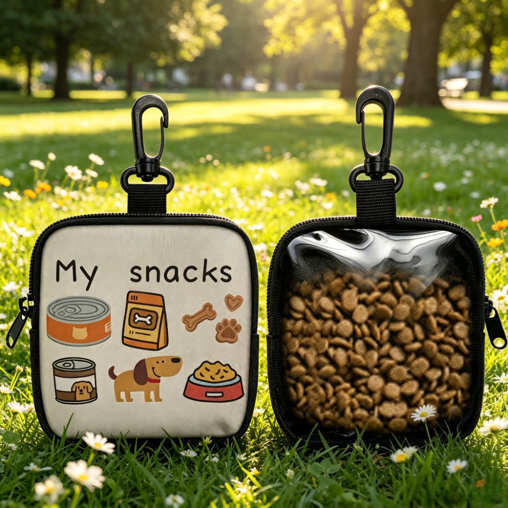 Cute Dog Print Pet Treat Bag W – Food Storage Zipper Bags Bewertung und Preis