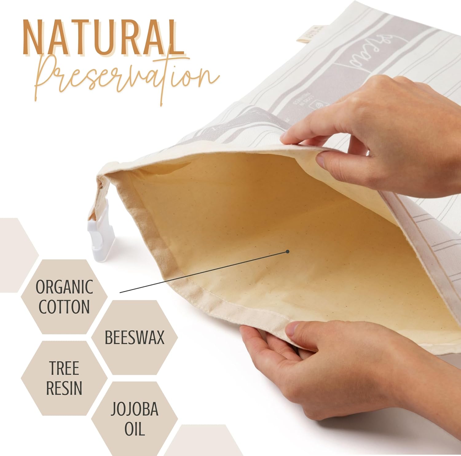 Reusable Beeswax Bread Bags fo – Food Storage Bags Xl Bewertung und Preis