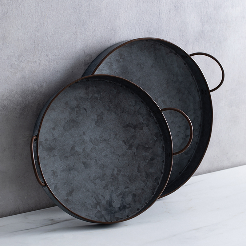 European Retro Round Iron Plat – Food Storage In Restaurant Bewertung und Preis