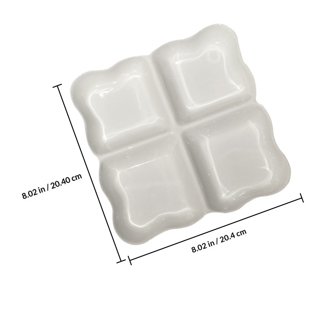 4-Compartment Ceramic Snack Di – Food Storage In Restaurant Bewertung und Preis