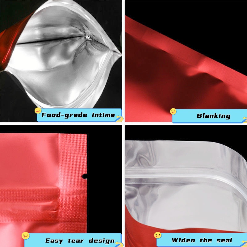 100 pcs Colorful Top Feed Foil – Food Storage Ziploc Bags Bewertung und Preis
