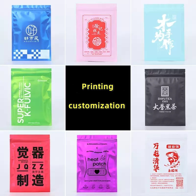 100 pcs Colorful Top Feed Foil – Food Storage Ziploc Bags Bewertung und Preis