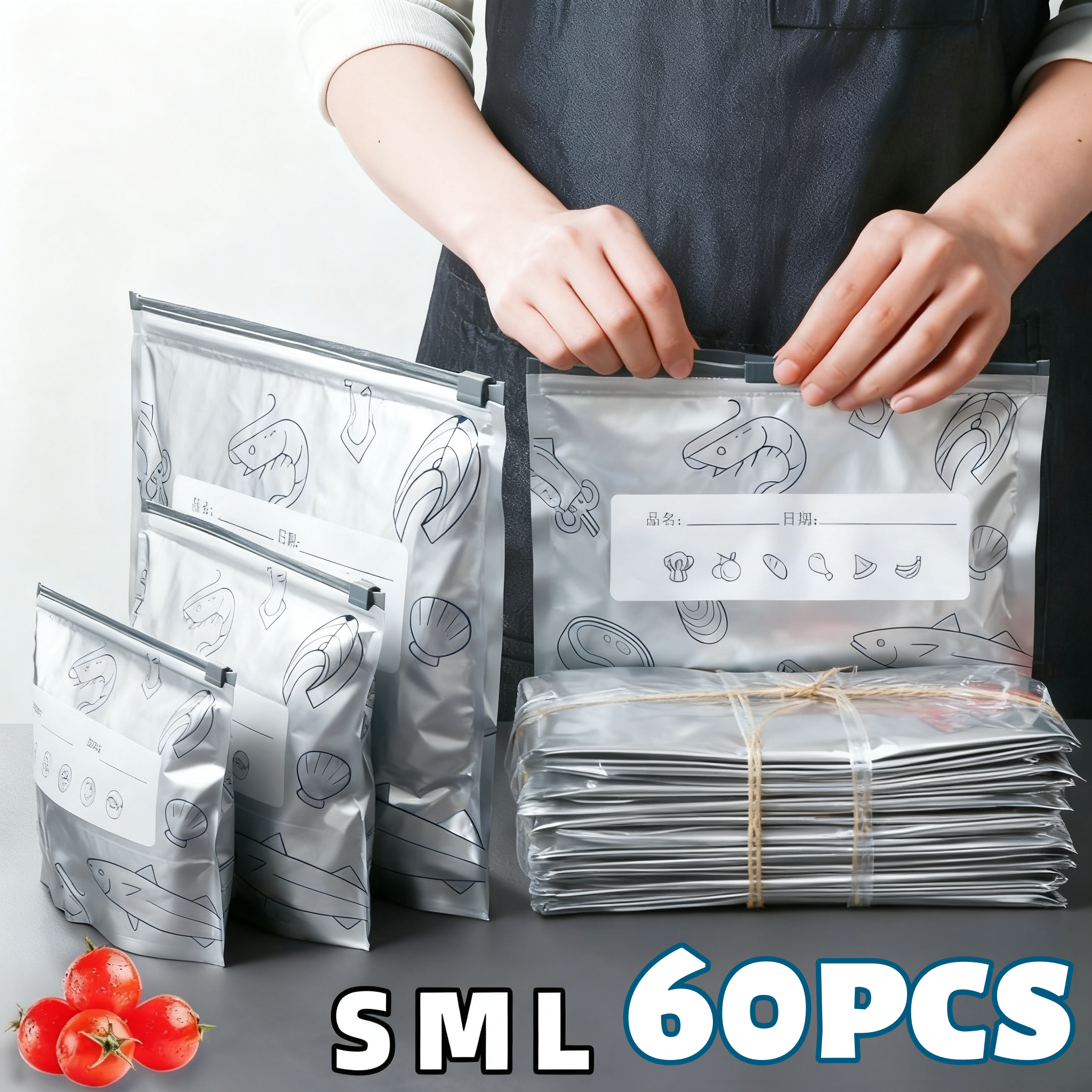 10/60pcs Aluminum Foil Storage – Food Storage Essentials Bewertung und Preis