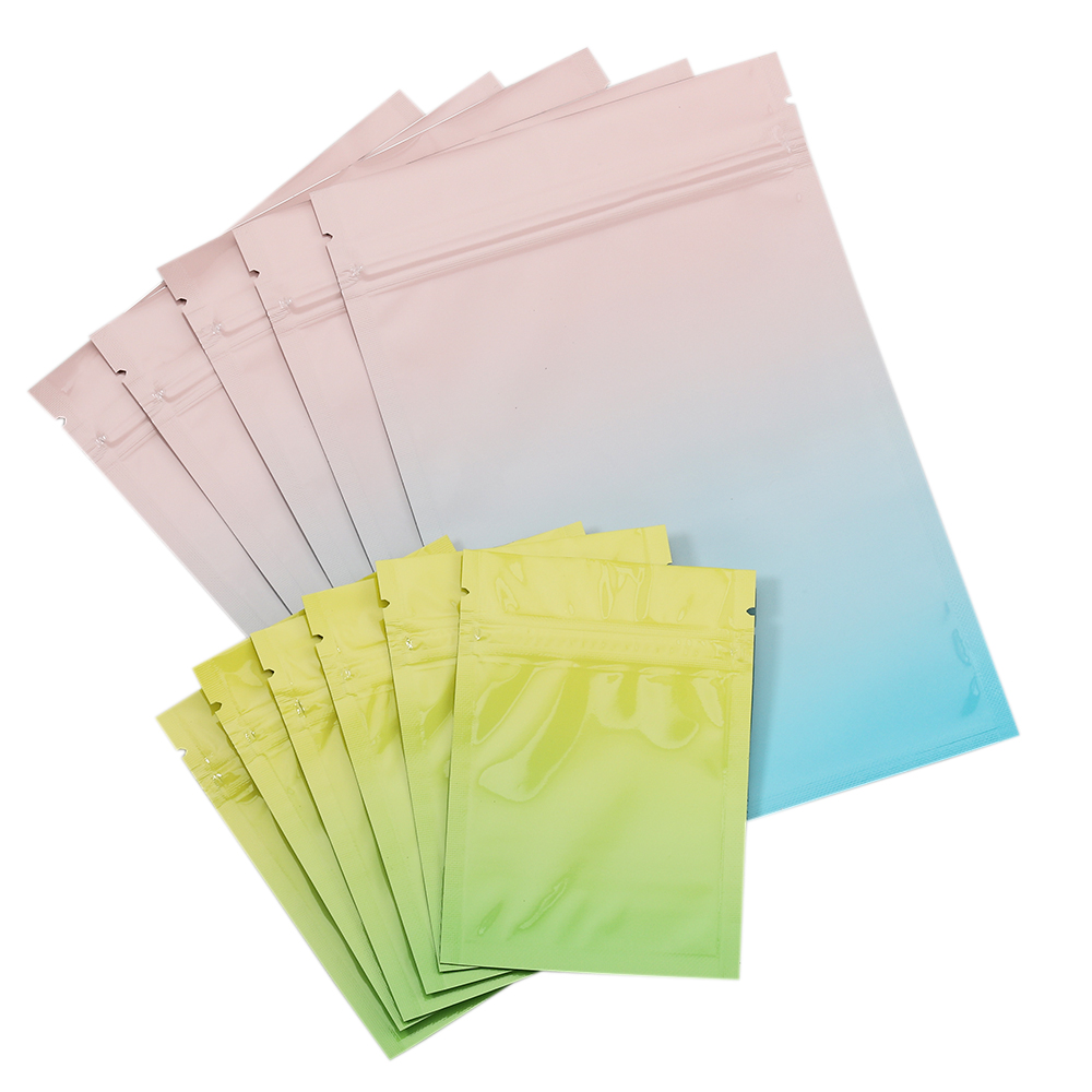 50pcs Gradient Zip Bags Opaque – Food Storage Zipper Bags Bewertung und Preis