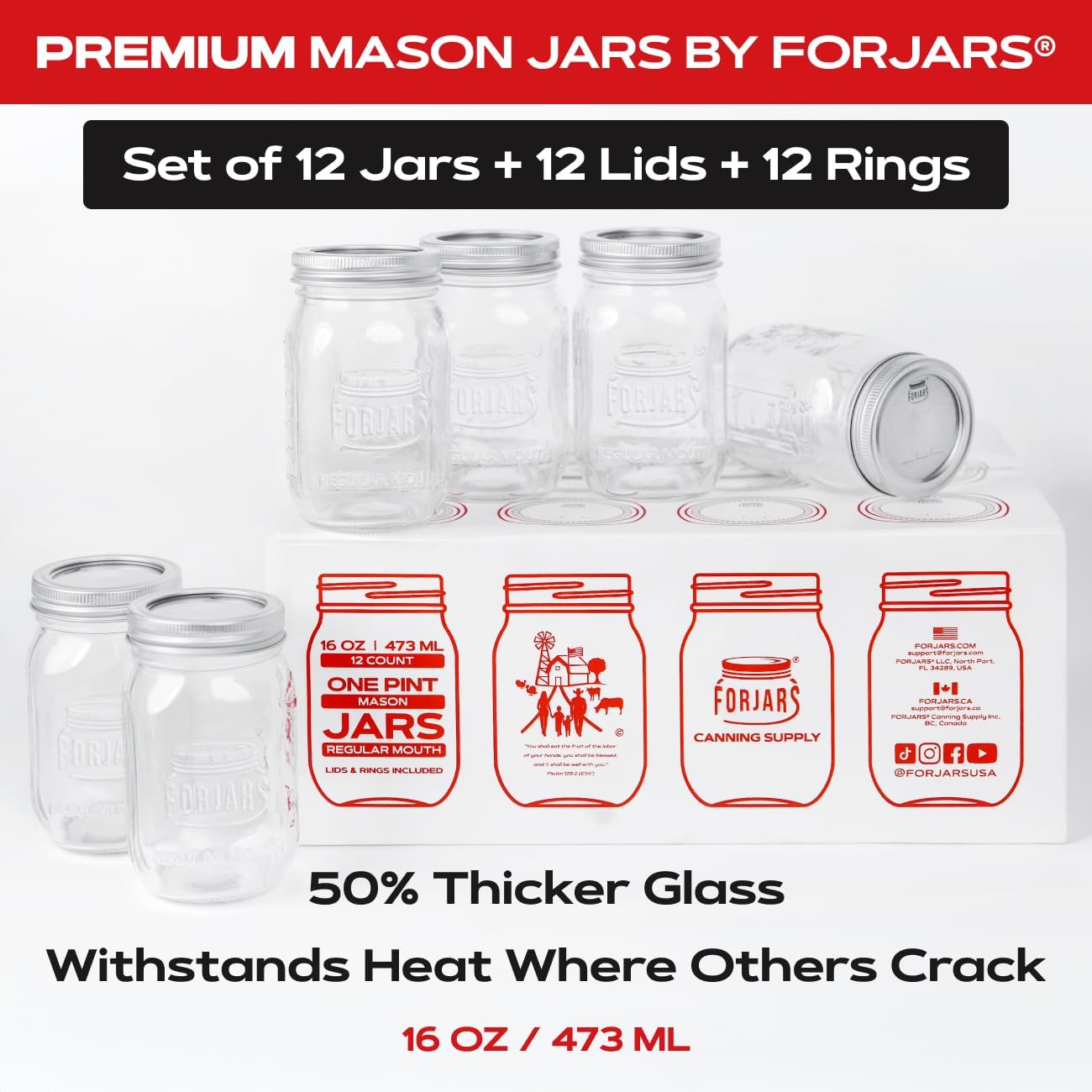 ® Premium    Jars with Lids –  – Food Storage Glass Jar Bewertung und Preis