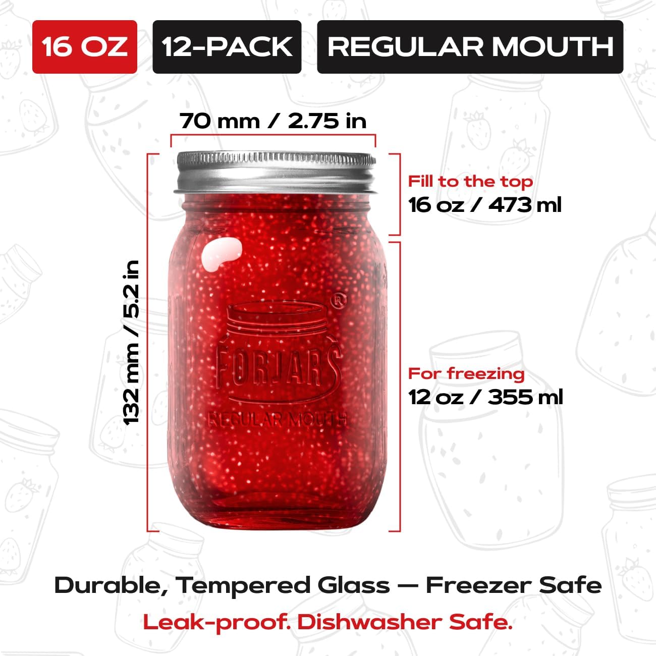 ® Premium    Jars with Lids –  – Food Storage Glass Jar Bewertung und Preis