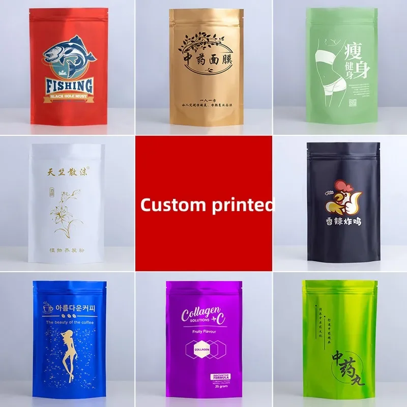 100pcs Custom Matt Finished Se – Food Storage Ziploc Bags Bewertung und Preis