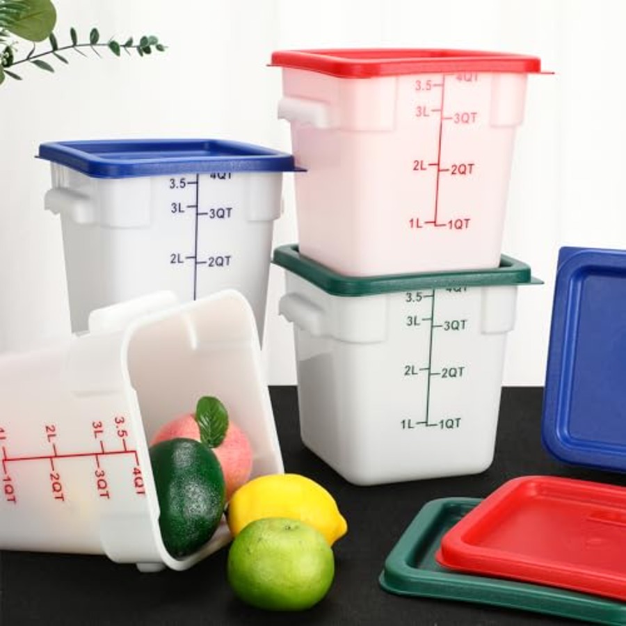 6 Pieces 4 Quart Commercial Fo – Food Storage 4 Quart Bewertung und Preis