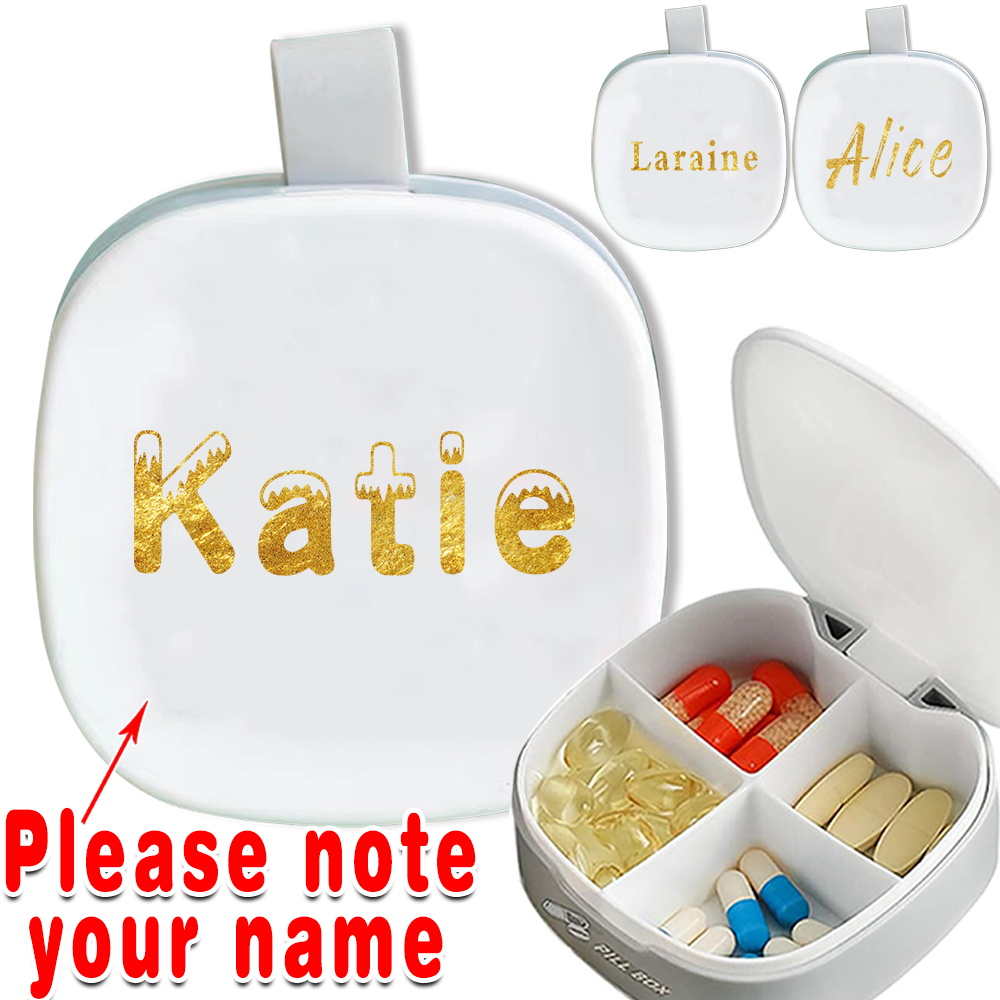 Customized Name Travel Pill Bo – Food Storage Name Bewertung und Preis