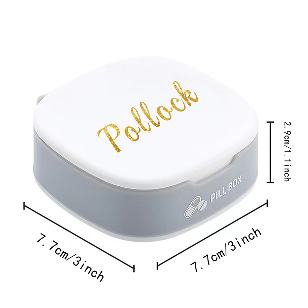 Customized Name Travel Pill Bo – Food Storage Name Bewertung und Preis