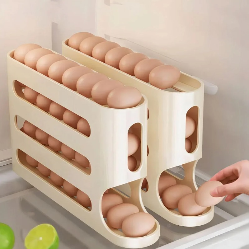 4 Layers Automatic Rolling Egg – Food Storage Cabinet For Kitchen Bewertung und Preis