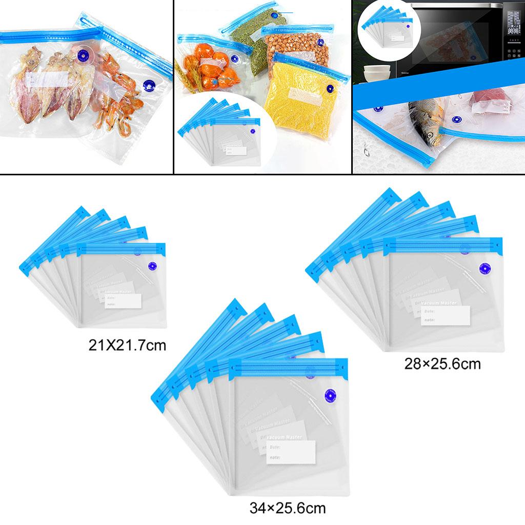 5Pieces Reusable Vacuum Food S – Food Storage Reusable Bags Bewertung und Preis