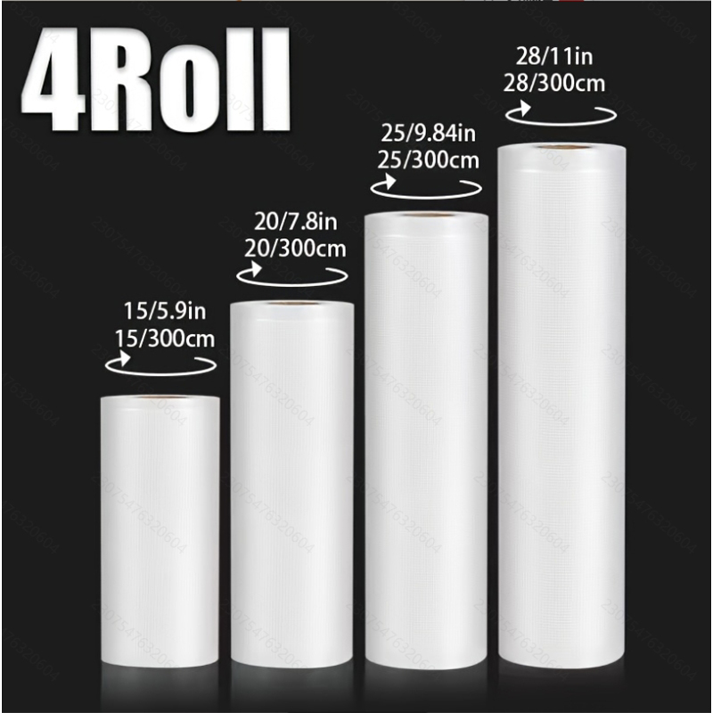 4pcs Vacuum Sealer Bags: 4 rol – Food Storage Bags Xl Bewertung und Preis