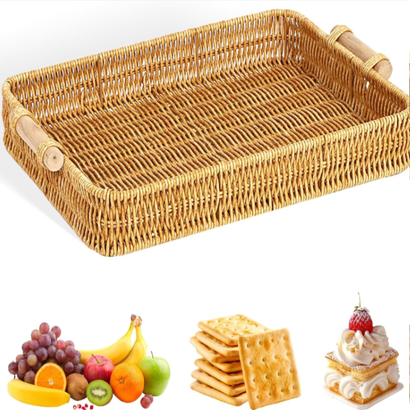 Wicker Tray Rectangular Rattan – Food Storage In Restaurant Bewertung und Preis
