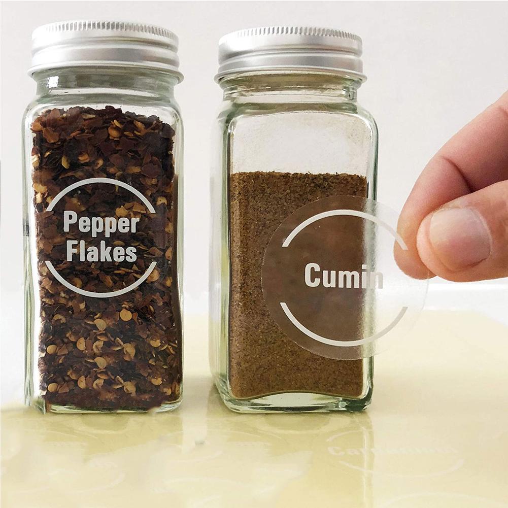 144 Pcs/set Transparent Spice  – Food Storage Name Bewertung und Preis