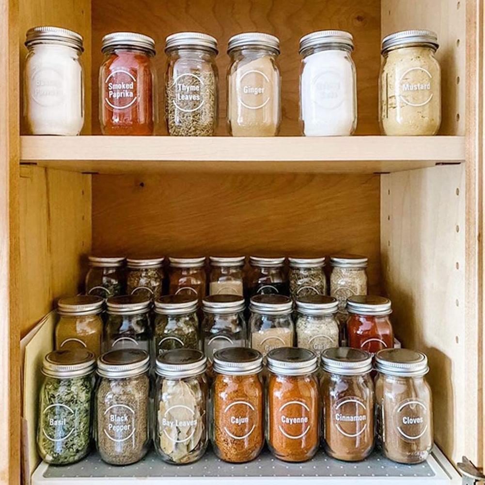 144 Pcs/set Transparent Spice  – Food Storage Name Bewertung und Preis