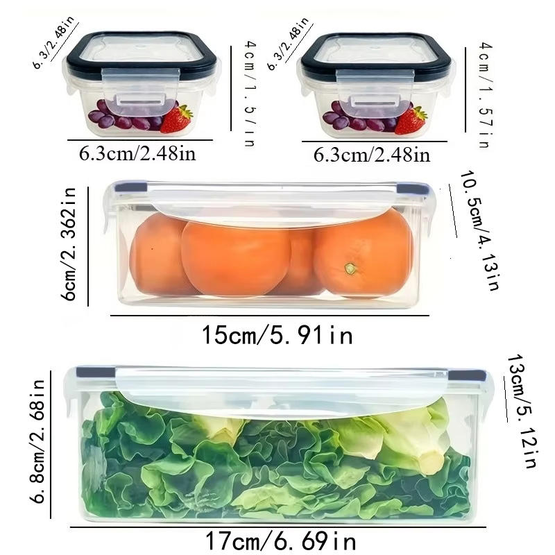 8Pcs Set Includes 4 Containers – Food Storage Ideas Bewertung und Preis