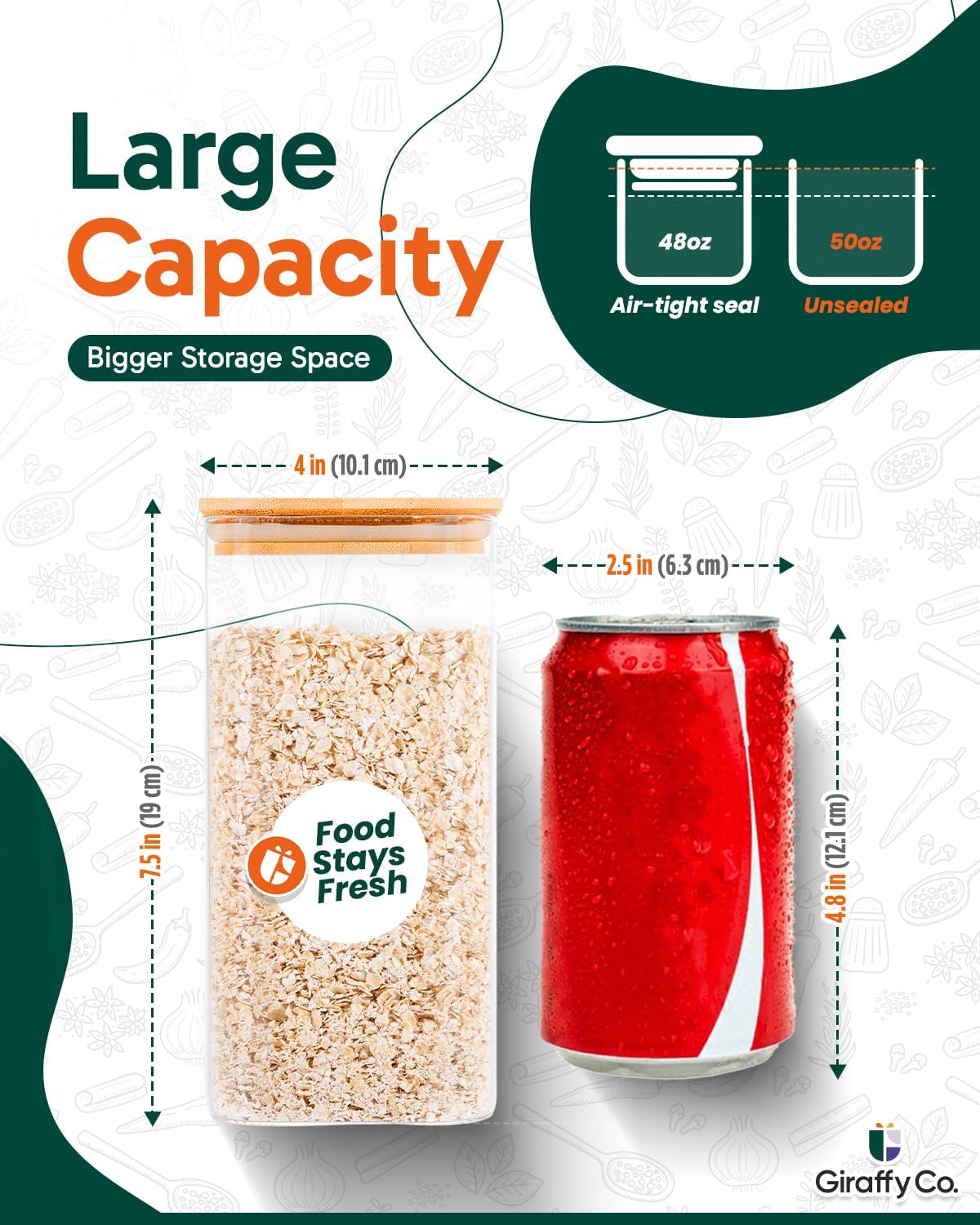 Glass Food Storage Jars with A – Food Storage Glass Jar Bewertung und Preis