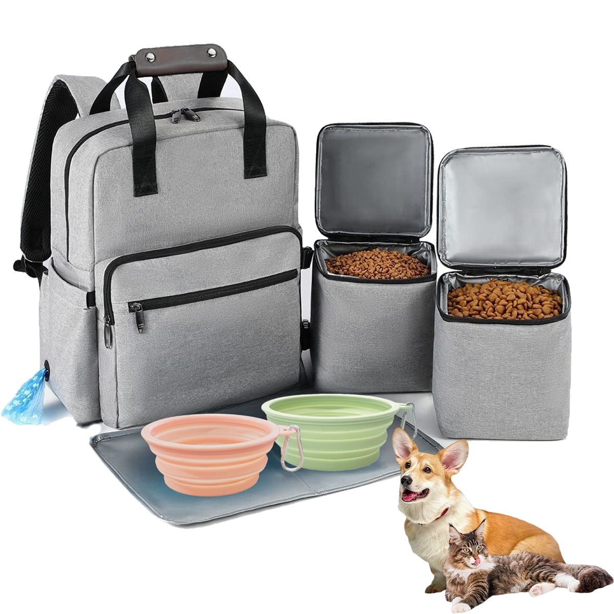 4 Set Dog Travel Bag Multi-Fun – Food Storage Zipper Bags Bewertung und Preis