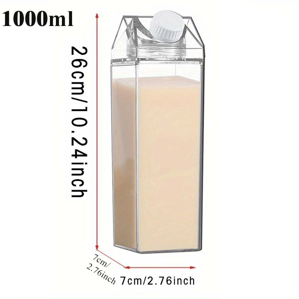1000ml Large Transparent Milk  – Food Storage Name Bewertung und Preis