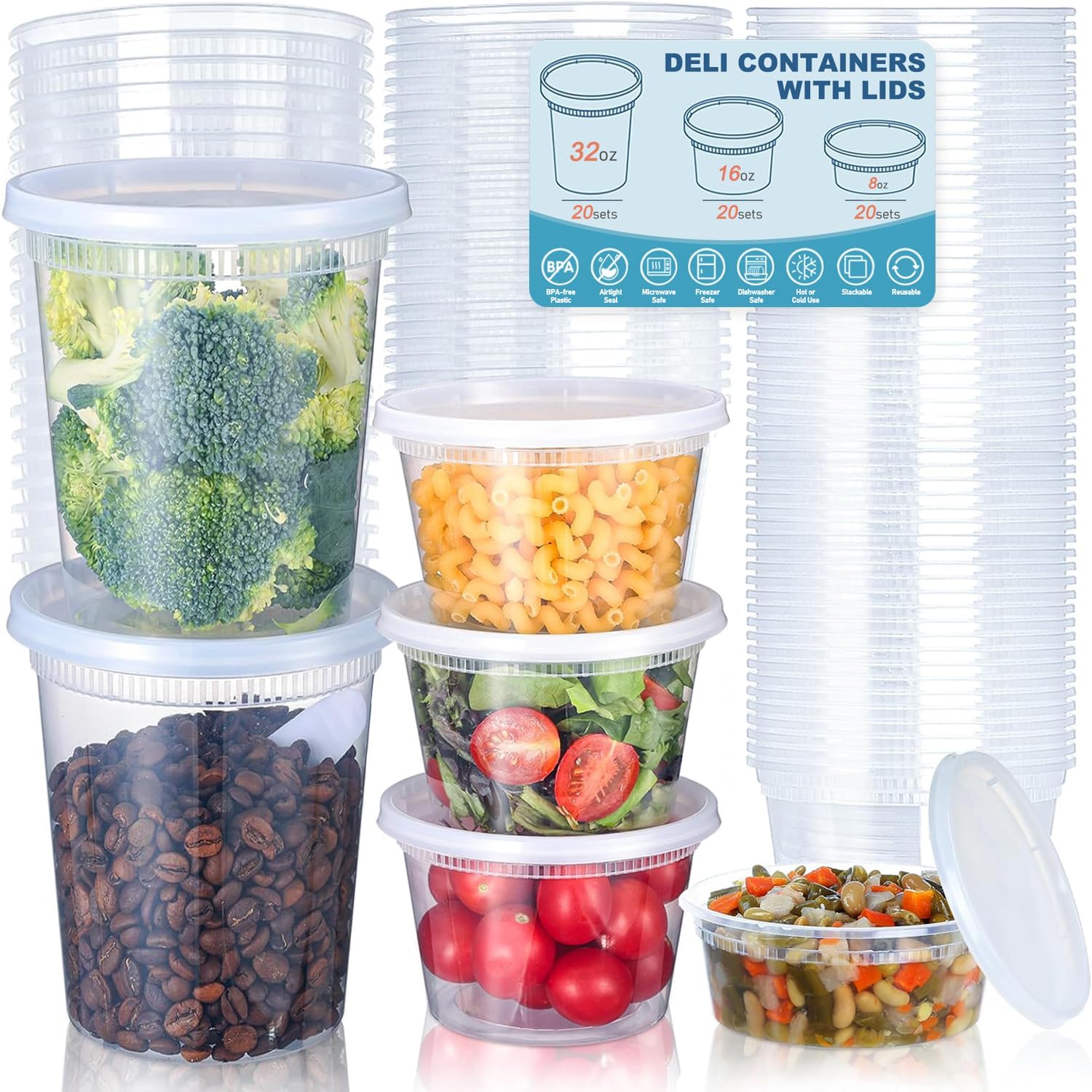 24pcs Deli Food Storage Contai – Food Storage Ideas Bewertung und Preis