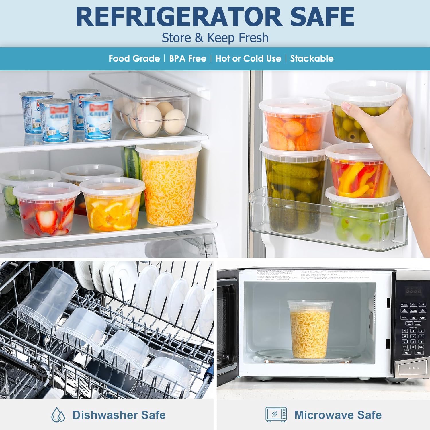 24pcs Deli Food Storage Contai – Food Storage Ideas Bewertung und Preis