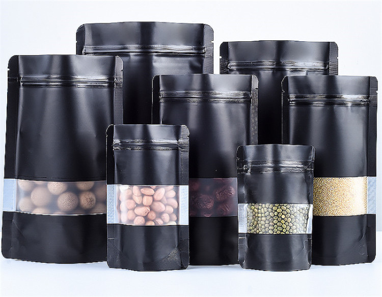 100PCS Stand-up Matte Black Al – Food Storage Ziploc Bags Bewertung und Preis